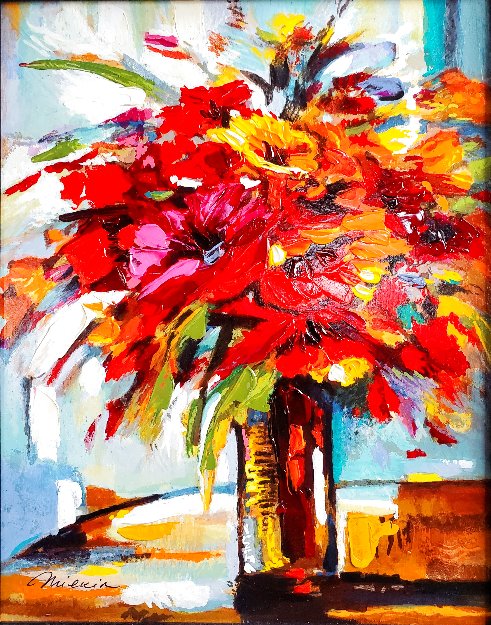 Spring Flowers 2009 Embellished Limited Edition Print - Michael Milkin