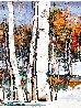 Untitled Winter Landscape 16x30 Original Painting by Michael Milkin - 3