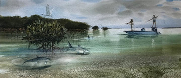 Untitled Watercolor 14x24 Watercolor - Millard Wells Untitled Watercolor 14x24 Watercolor - Millard Wells