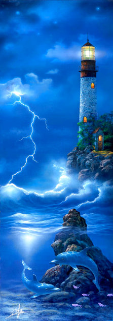 Storm Watch 1999 Huge 42x22 Limited Edition Print by David Miller