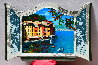 Colors of Portofino 2009 Embellished - Huge - Italy Limited Edition Print by David Miller - 2