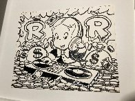 DJ Richie Rich Drawing 2015 9x12 Drawing by  MiMo - 2