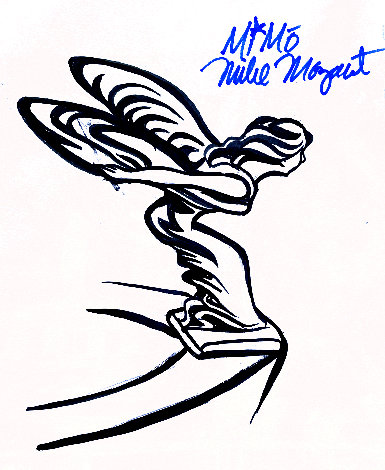Spirit of Ecstasy 2008 12x9 Drawing -  MiMo