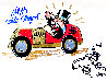 Monopoly Car 2008 12x9 Drawing by  MiMo - 0