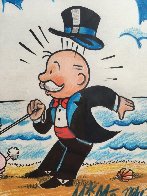 Monopoly Man Goldie Beach Day - Unique 2013 15x13 Works on Paper (not prints) by MiMo - 2 Monopoly Man Goldie Beach Day - Unique 2013 15x13 Works on Paper (not prints) by MiMo - 2