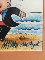 Monopoly Man Goldie Beach Day - Unique 2013 15x13 Works on Paper (not prints) by MiMo - 5 Monopoly Man Goldie Beach Day - Unique 2013 15x13 Works on Paper (not prints) by MiMo - 5