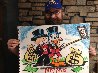 Mike Mozart Monopoly Man And Scrooge Selfie Unique 2015 25x18 Works on Paper (not prints) by  MiMo - 1