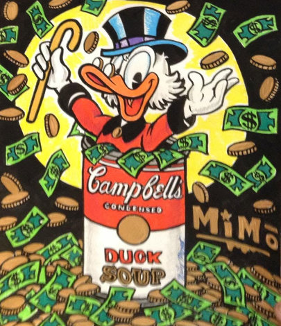 Mike Mozart Scrooge Cambell's Soup Can Unique 2015 Works on Paper (not prints) -  MiMo