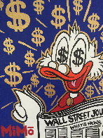 Scrooge Reading Wall Street Journal Unique 2015 24x24 Works on Paper (not prints) by MiMo - 2 Scrooge Reading Wall Street Journal Unique 2015 24x24 Works on Paper (not prints) by MiMo - 2