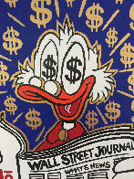 Scrooge Reading Wall Street Journal Unique 2015 24x24 Works on Paper (not prints) by MiMo - 3 Scrooge Reading Wall Street Journal Unique 2015 24x24 Works on Paper (not prints) by MiMo - 3