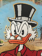 Scrooge Mcduck Oil Well Striking Cash Unique 2015 24x24 Original Painting by MiMo - 1 Scrooge Mcduck Oil Well Striking Cash Unique 2015 24x24 Original Painting by MiMo - 1