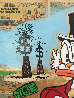 Scrooge Mcduck Oil Well Striking Cash Unique 2015 24x24 Original Painting by  MiMo - 2