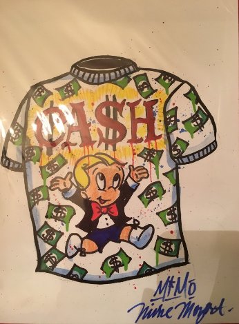 Richie Rich Sketch Used By Alec Monopoly For His Forever 21  Proposal  2016 12x10 Drawing -  MiMo