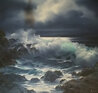 Untitled Seascape  36x36 Original Painting by Rosemary Miner - 1