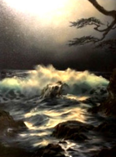 Moonlit Sentinels 20x16 Original Painting - Rosemary Miner Moonlit Sentinels 20x16 Original Painting - Rosemary Miner