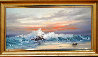 Untitled Seascape 24x41 - Huge Original Painting by Rosemary Miner - 1