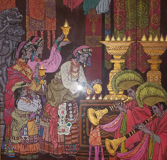 Magical Theatre 2006 50x49 Super Huge Original Painting - Zu Ming Ho Magical Theatre 2006 50x49 Super Huge Original Painting - Zu Ming Ho
