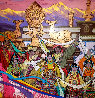 Himalayan Wedding March 2007 47x47 - Huge Original Painting by Zu Ming Ho - 0