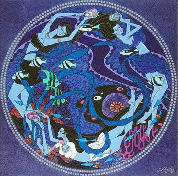 Pearl Divers Limited Edition Print - Zu Ming Ho