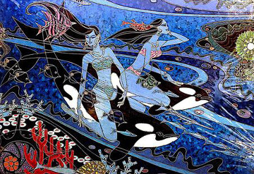 Island of the Orcas 2009 Limited Edition Print - Zu Ming Ho Island of the Orcas 2009 Limited Edition Print - Zu Ming Ho