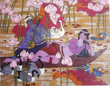 Golden Time 2009 Limited Edition Print - Zu Ming Ho Golden Time 2009 Limited Edition Print - Zu Ming Ho