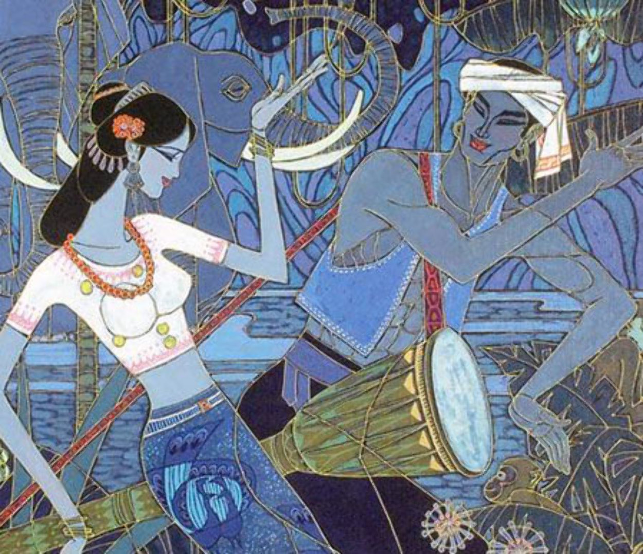 Jungle Rhythm 2009 Limited Edition Print by Zu Ming Ho Jungle Rhythm 2009 Limited Edition Print by Zu Ming Ho