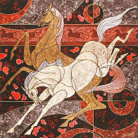 Dances of Two Horses 2009 Limited Edition Print by Zu Ming Ho - 0 Dances of Two Horses 2009 Limited Edition Print by Zu Ming Ho - 0