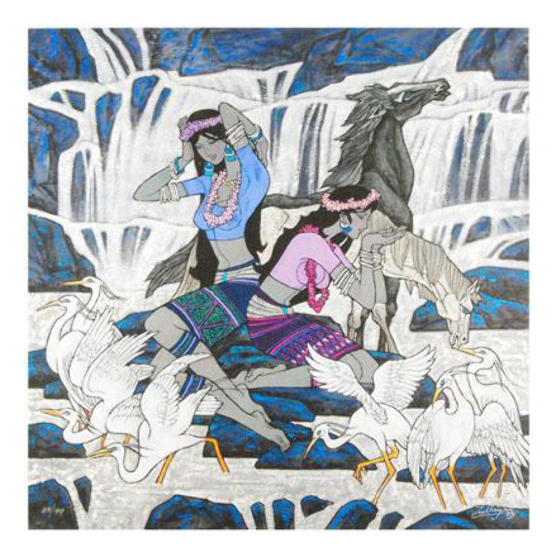 Silver Falls 1 2010 Limited Edition Print by Zu Ming Ho Silver Falls 1 2010 Limited Edition Print by Zu Ming Ho