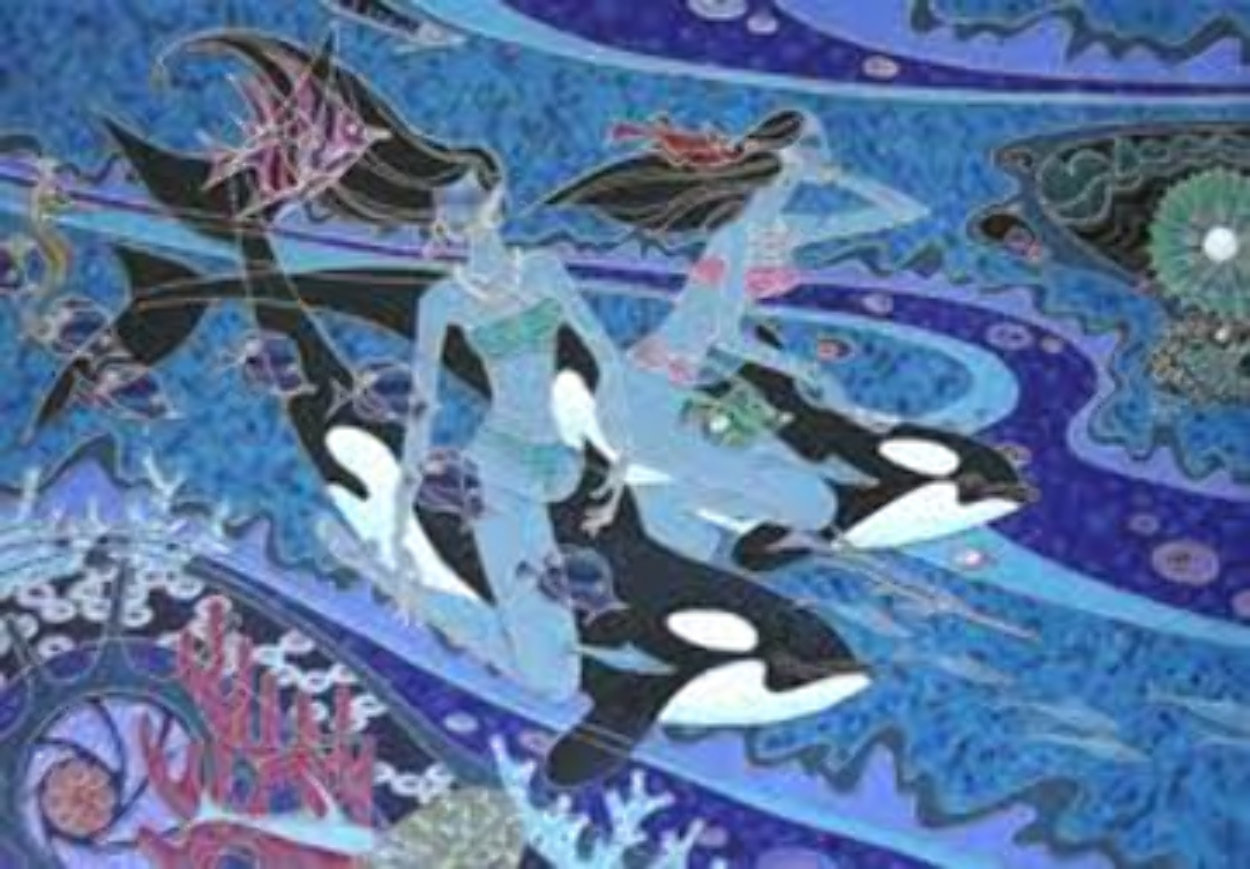 Island of the Orcas Limited Edition Print by Zu Ming Ho Island of the Orcas Limited Edition Print by Zu Ming Ho