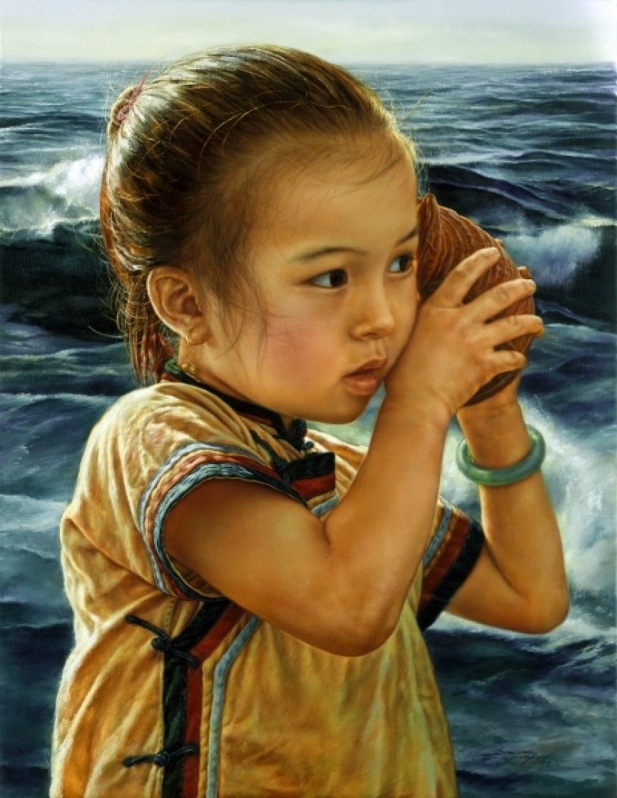 Sea Sound 1989 Limited Edition Print by Wai Ming Sea Sound 1989 Limited Edition Print by Wai Ming