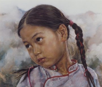 Little Fishgirl 1993 Limited Edition Print - Wai Ming Little Fishgirl 1993 Limited Edition Print - Wai Ming