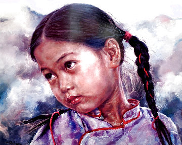Little Fishergirl AP 1979 Limited Edition Print - Wai Ming