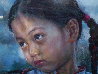 Little Fish Girl AP 1980 Limited Edition Print by Wai Ming - 2