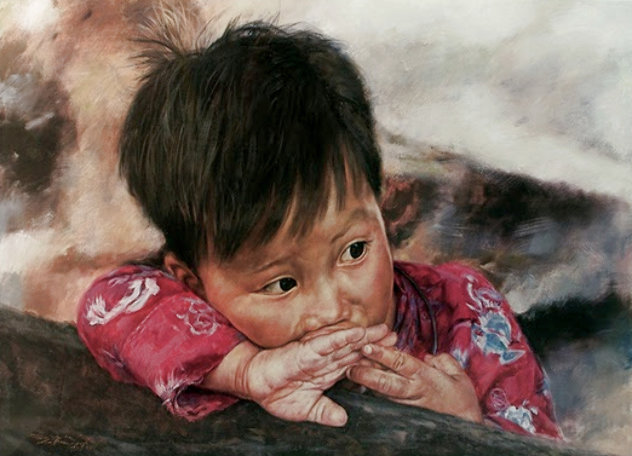 Little Fish Boy AP 1978 Limited Edition Print by Wai Ming