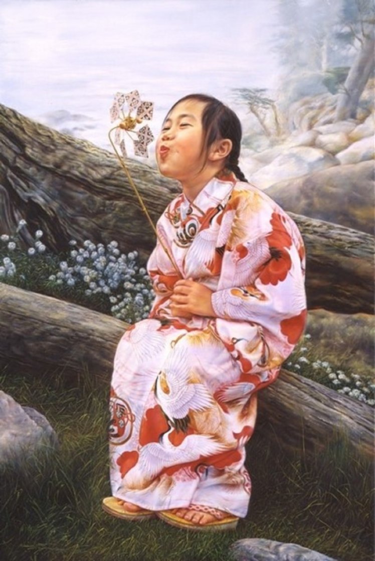 Happiness 1995 Limited Edition Print by Wai Ming Happiness 1995 Limited Edition Print by Wai Ming