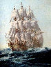 Untitled Ship Painting  28x22 Original Painting by Ed Miracle - 0