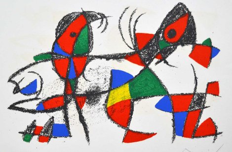 Untitled Lithograph 1974 HS Limited Edition Print - Joan Miro