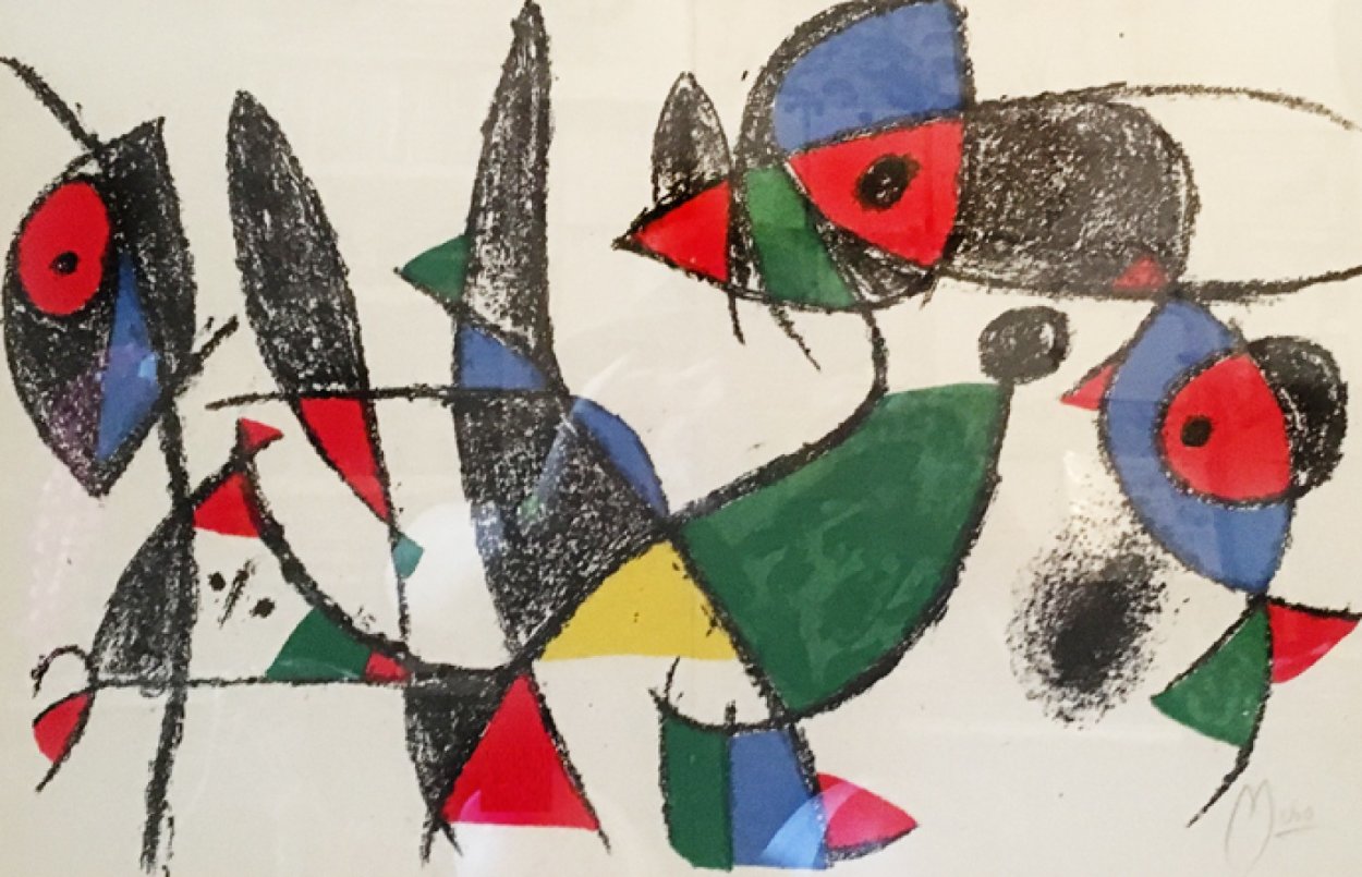 Untitled From Lithographes II, 1975 HS Limited Edition Print by Joan Miro