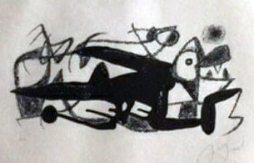 Untitled Lithograph 1975 Limited Edition Print - Joan Miro Untitled Lithograph 1975 Limited Edition Print - Joan Miro