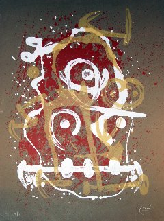 Chevauchee Brown 1969 Limited Edition Print - Joan Miro Chevauchee Brown 1969 Limited Edition Print - Joan Miro