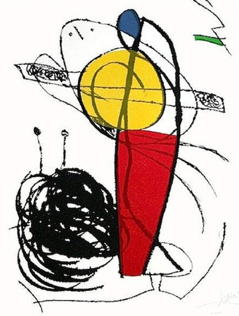 Chanteurs Des Rues I 1981 HS Limited Edition Print - Joan Miro