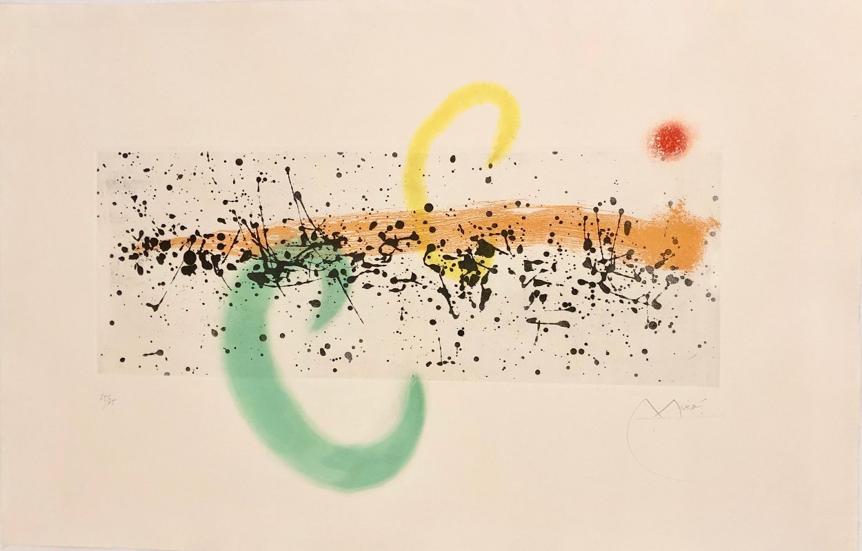 Lune Et Vent (Moon And Wind), Dupin 346 1963 Limited Edition Print by Joan Miro