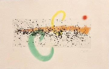 Lune Et Vent (Moon And Wind), Dupin 346 1963 Limited Edition Print - Joan Miro Lune Et Vent (Moon And Wind), Dupin 346 1963 Limited Edition Print - Joan Miro