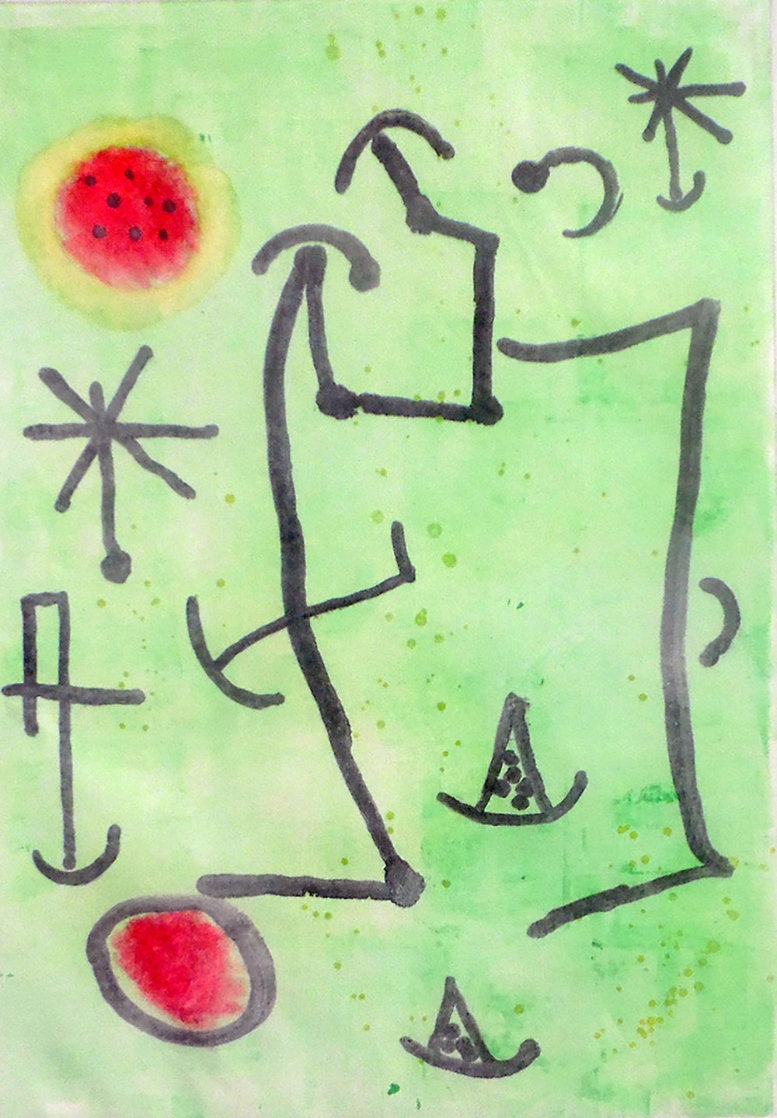 Untitled Aquatint AP Limited Edition Print by Joan Miro Untitled Aquatint AP Limited Edition Print by Joan Miro