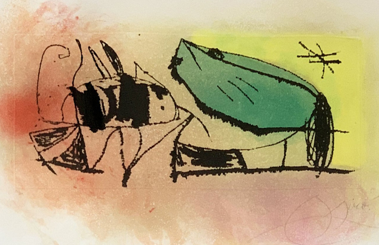 Les Scarabees 1978 HS Limited Edition Print by Joan Miro Les Scarabees 1978 HS Limited Edition Print by Joan Miro