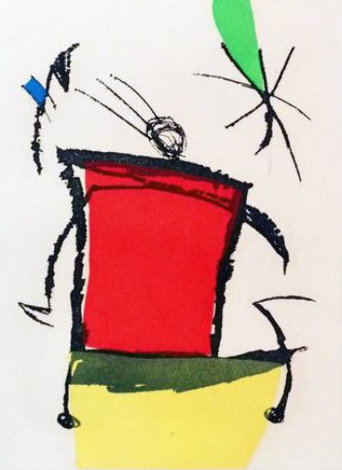 Chanteur Des Rues Verso 1981 HS Limited Edition Print - Joan Miro