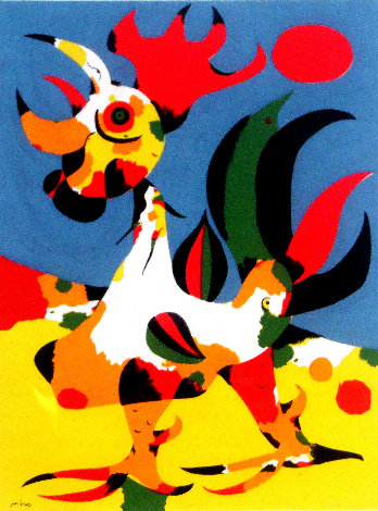 Le Coq 1970 Limited Edition Print - Joan Miro