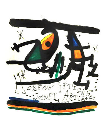 Llorens Artigas - HC -  HS Limited Edition Print - Joan Miro