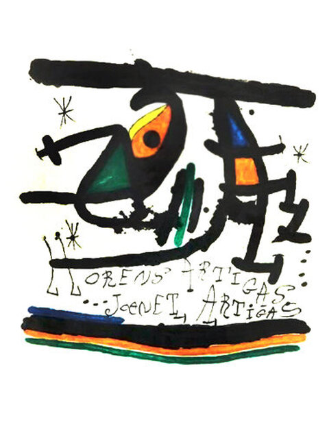 Llorens Artigas - HC -  HS Limited Edition Print by Joan Miro