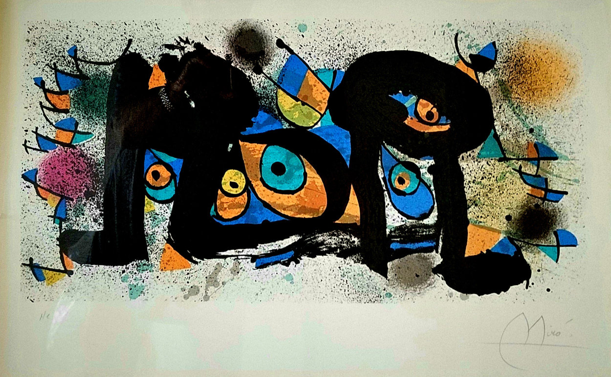 Lithographe II AP 1975 HS Limited Edition Print by Joan Miro